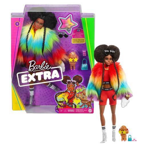 Barbie - Muñeca Extra - Pelo afro
