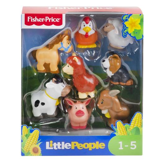 Mattel - Little People - Conjunto de Figuras de Animales de Campo ㅤ