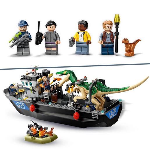 LEGO Jurassic World - Fuga del Barco del Dinosaurio Baryonyx - 76942