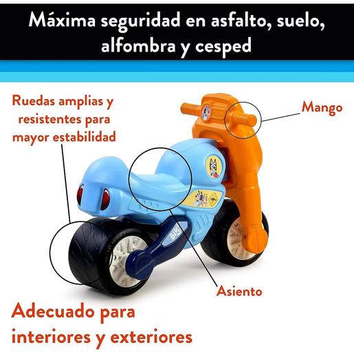 Famosa - Bluey - Motofeber Bluey Correpasillos en forma de moto ㅤ