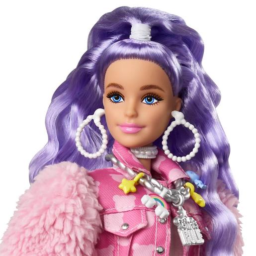 Barbie - Muñeca Extra - Pelo púrpura