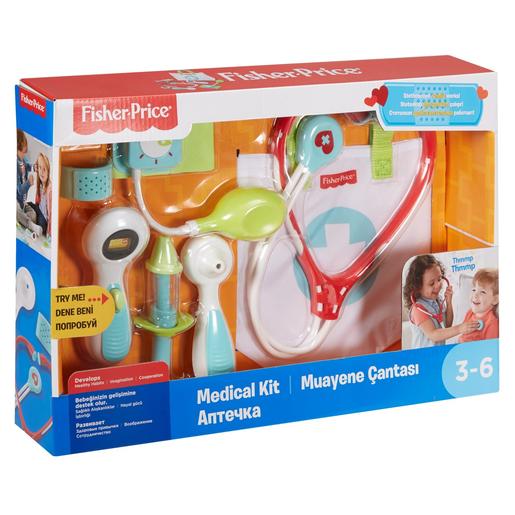 Fisher Price - Mala médica infantil com acessórios de brinquedo ㅤ