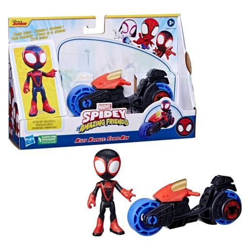 Spidey y su Superequipo - Miles - Figura y su vehículo