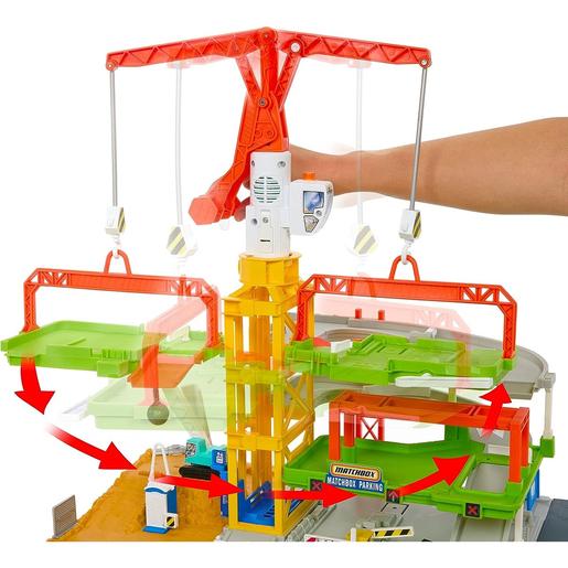 Matchbox - Pista de construcción con accesorios para coches de juguete ㅤ