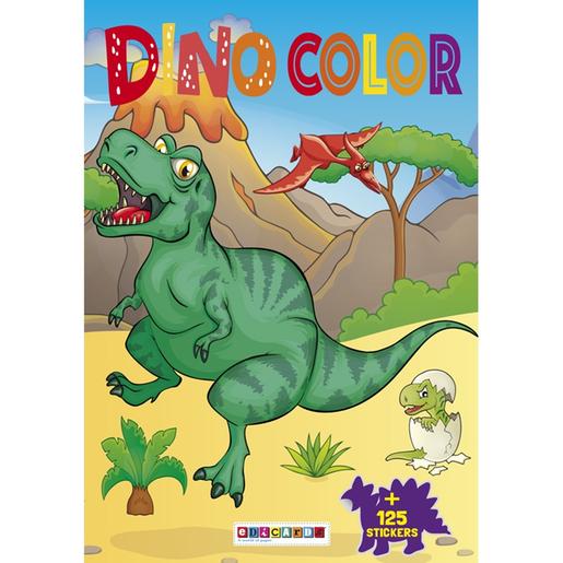 Libro infantil con actividades para colorear + 125 pegatinas interactivas (Varios modelos)