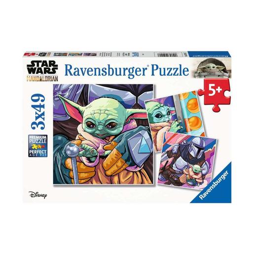 Ravensburger - The Mandalorian pack puzzles 3x49 piezas