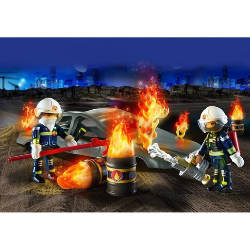 Playmobil - Starter pack simulacro de incendio - 70907
