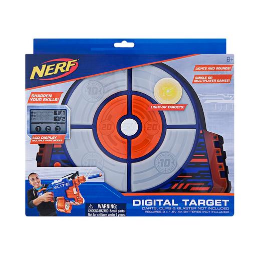 Fibevon Direct Dianas para pistolas Nerf, puntuación automática  electrónica, reinicio digital, diana para pistola Nerf serie Mega/Rival  Regalo ideal