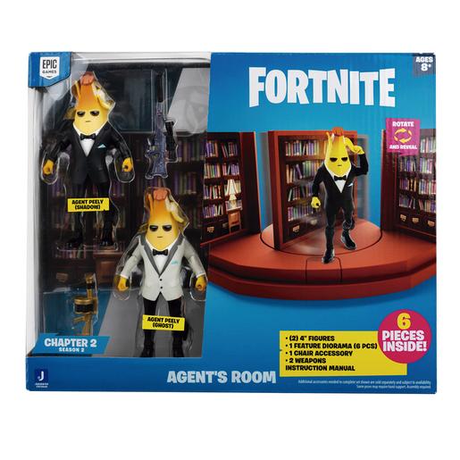 Fortnite - Agente Peely con su habitación Pack 2 Figuras