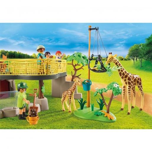 Playmobil - Zoo de aventura con animales de juguete