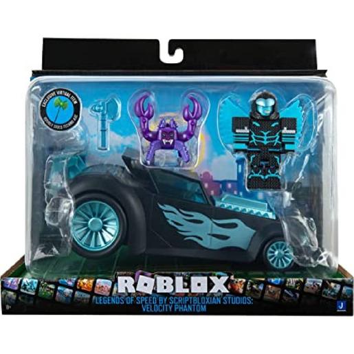 Roblox - Pack vehículo y figura con accesorios