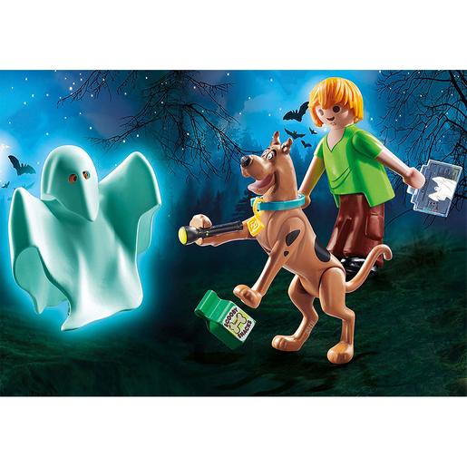 Playmobil - Scooby Doo y Shaggy con el fantasma (70287)
