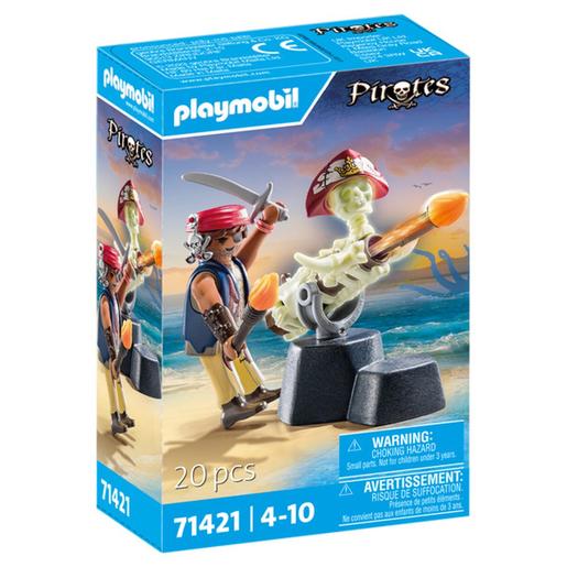 Playmobil - Juguete Artillero de Piratas ㅤ
