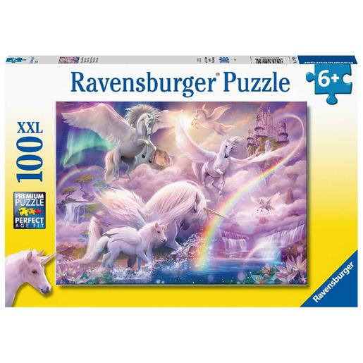 Ravensburger - Puzzle 100 piezas XXL unicornios pegaso