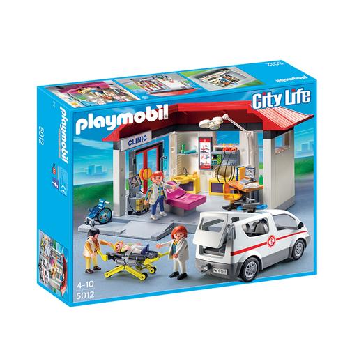 Playmobil - Clínica con Vehículo de Emergencia - 5012