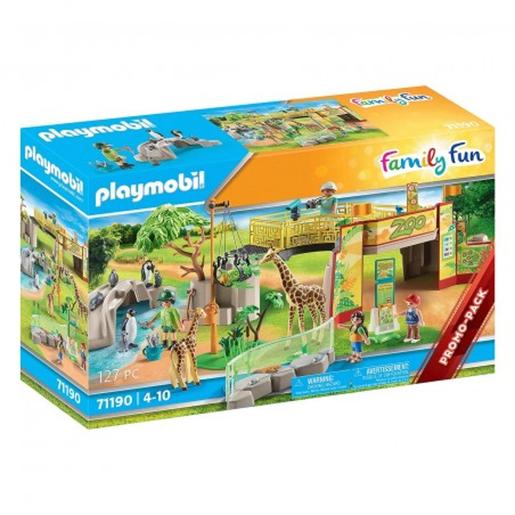 Playmobil - Zoo de aventura con animales de juguete