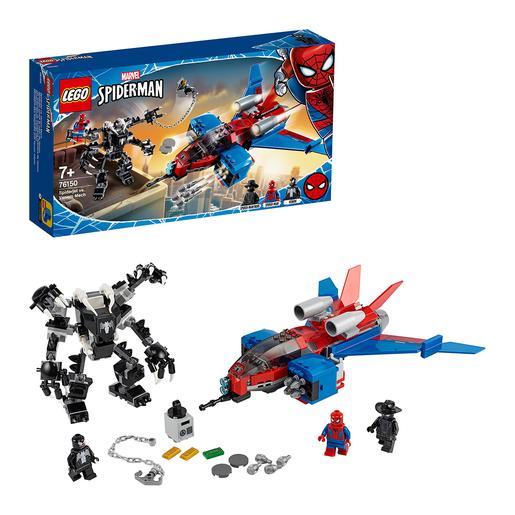 LEGO Marvel - Jet Arácnido vs. Armadura Robótica de Venom 76150