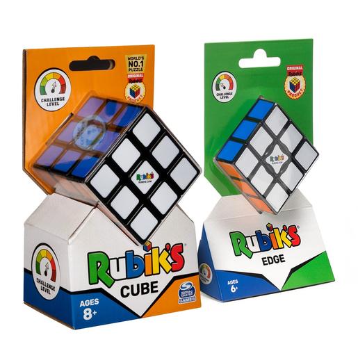 Rubik's - Cubo Antiestrés De 3x3 Y 3x3x1 ㅤ