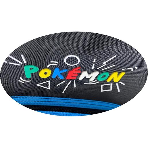 Play - Pokemon - Mochila saco Pokémon juvenil con diseño de Pikachu, asas regulables y color negro