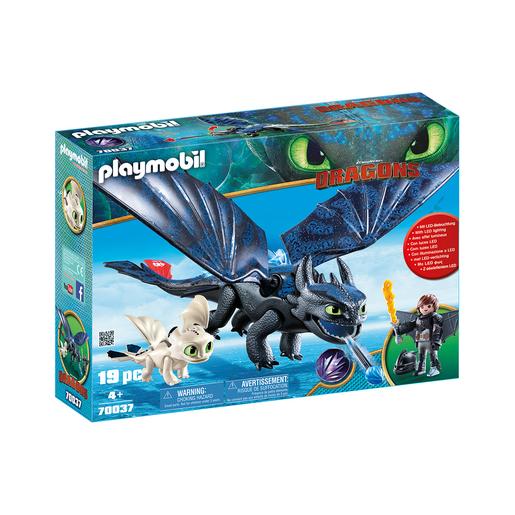 Playmobil - Hipo y Desdentado con Bebé Dragón - 70037