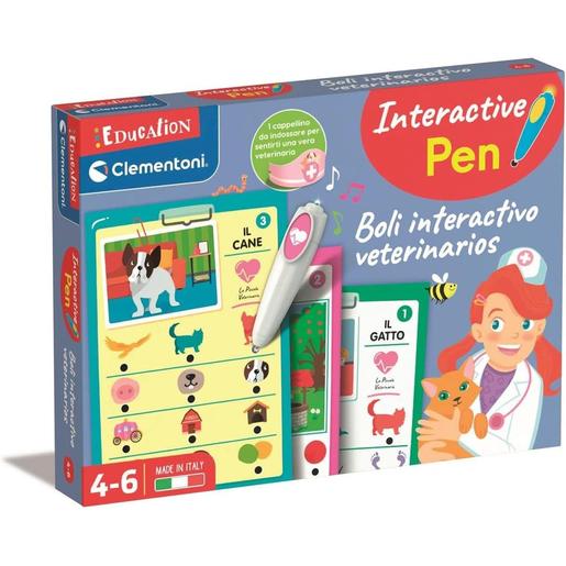 Clementoni - Juego de veterinaria interactivo, multicolor ㅤ