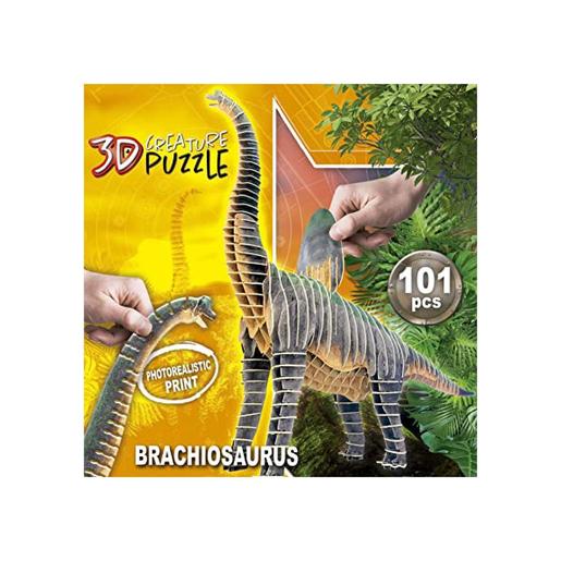 Educa Borrás - Brachiosaurus - Puzzle 3D de 101 piezas