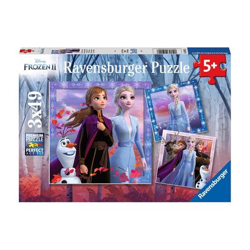 Ravensburger - Frozen - Pack Puzzles 3x49 Piezas Frozen 2