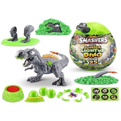 Bizak - Juguete con luz Dino Jurassic Smashers (Varios modelos) ㅤ