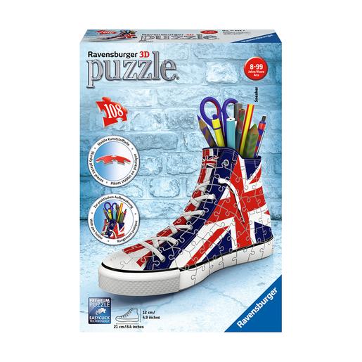 Ravensburger - Sneaker Bandera del Reino Unido - Puzzle 3D 108 Piezas