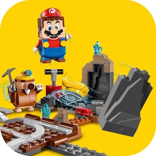 LEGO - Super Mario - Set de expansión: vagoneta minera, construcción de pista de juguete y avión, con 4 figuras de personajes (Varios modelos) 71425