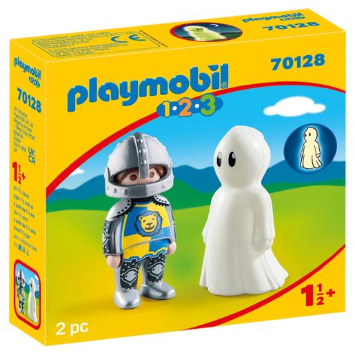 Playmobil - 1.2.3 Caballero con Fantasma 70128