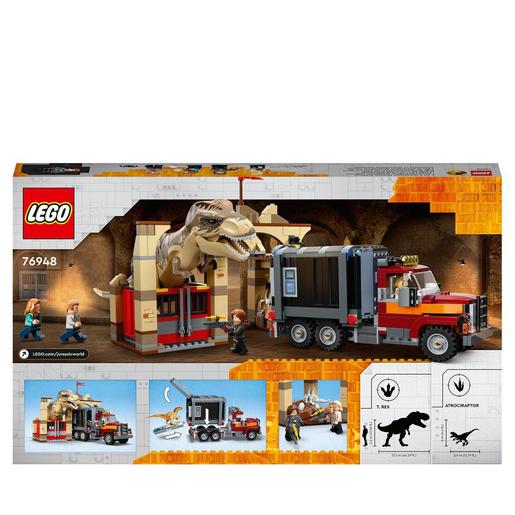 LEGO Jurassic World - Fuga de los dinosaurios T. Rex y Atrocirraptor - 76948