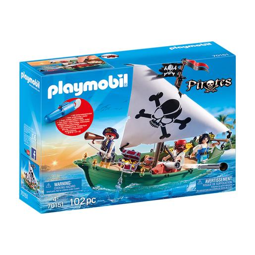 Playmobil - Barco pirata con motor submarino (70151)