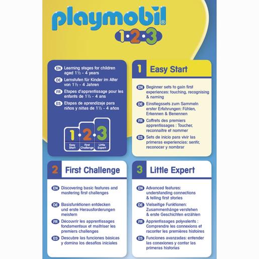 Playmobil - 1.2.3 Jinete con Caballo