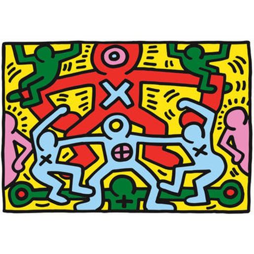 Clementoni - Puzzle Arte Moderno Keith Haring 1000 Piezas ㅤ