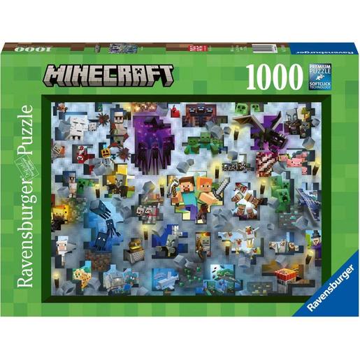 Ravensburger - Puzzle Minecraft 1000 piezas para adultos y niños