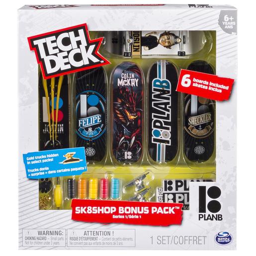 Tech Deck - Pack 6 Tablas (varios modelos)