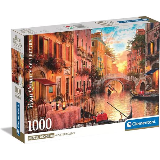 Clementoni - Puzzle de 1000 piezas de la colección Venecia, fabricado en Italia ㅤ