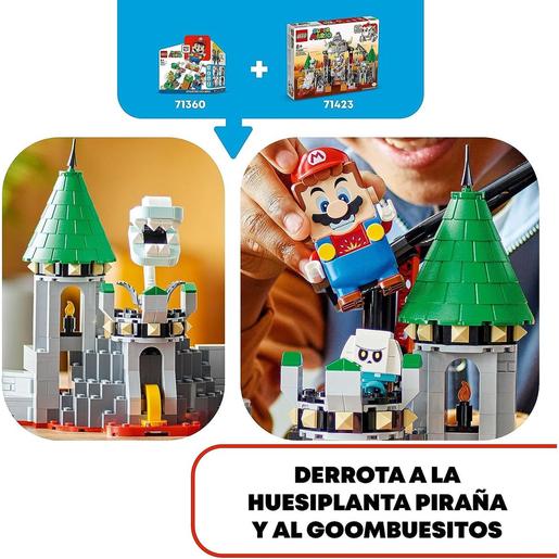 LEGO - Super Mario - Set de expansión: batalla contra Bowsitos en el castillo con 5 figuras de personajes (Varios modelos) 71423