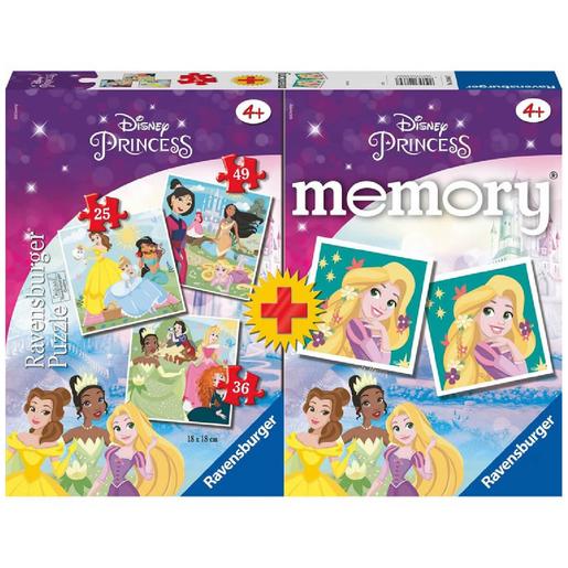 Ravensburger - Princesas Disney - Multipack Memory + 3 puzzles
