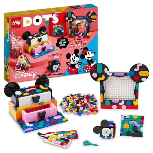 LEGO Dots - Mickey Mouse y Minnie Mouse: caja de proyectos de vuelta al cole - 41964