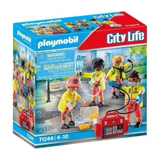 Playmobil - Equipo de rescate City Life Playmobil ㅤ
