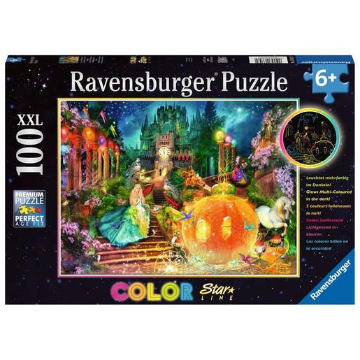 Ravensburger - Cenicienta - Puzzle de cuento Cenicienta, 100 piezas XXL ㅤ