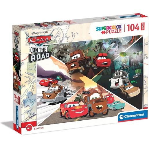 Clementoni - Cars - Puzzle infantil grandes piezas Cars en la carretera ㅤ