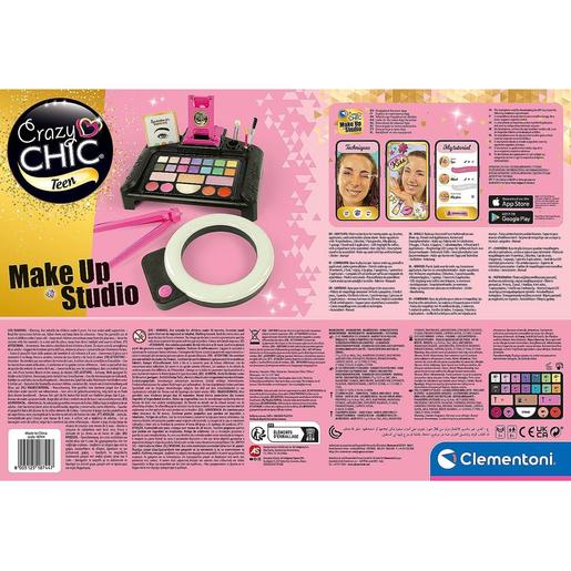 Clementoni - Estudio de maquillaje infantil multicolor, set de juguete para niñas ㅤ