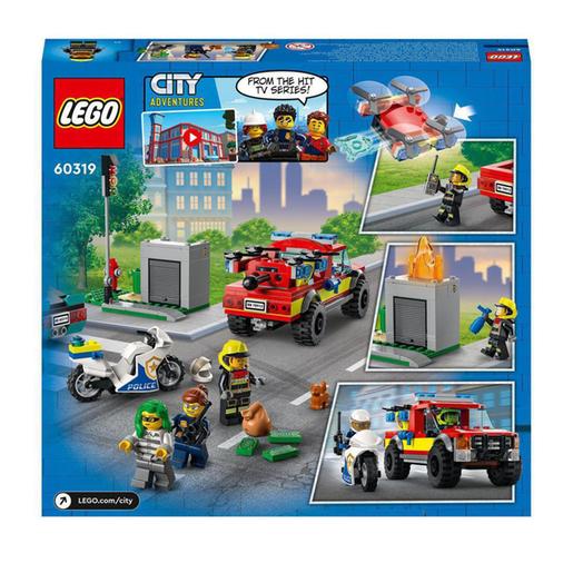 LEGO City - Rescate de bomberos y persecución policial - 60319
