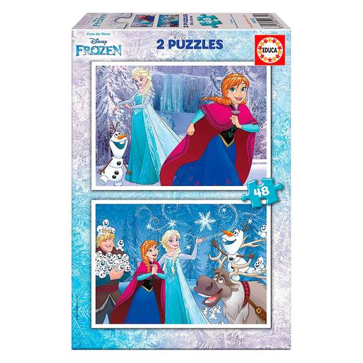 Educa Borras - Frozen - Puzzle 2x48 Piezas