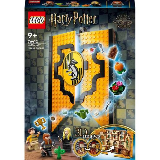 LEGO - Harry Potter - Estandarte de Casa Hufflepuff con 3 Mini Figuras  76412