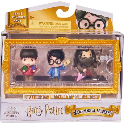 Harry Potter - Multipack de figuras coleccionables Micro Magical Moments "Armario debajo de las escaleras"
