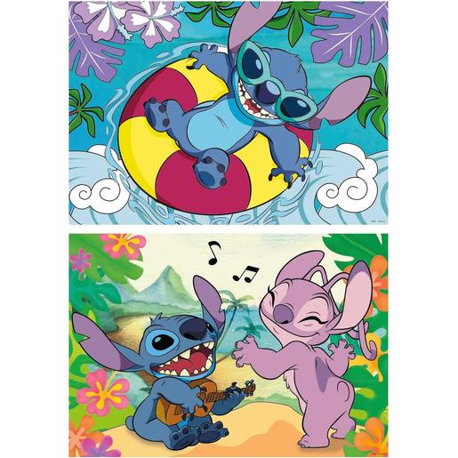 Disney - Puzzle Disney Stitch Doble Pack 100 Piezas ㅤ